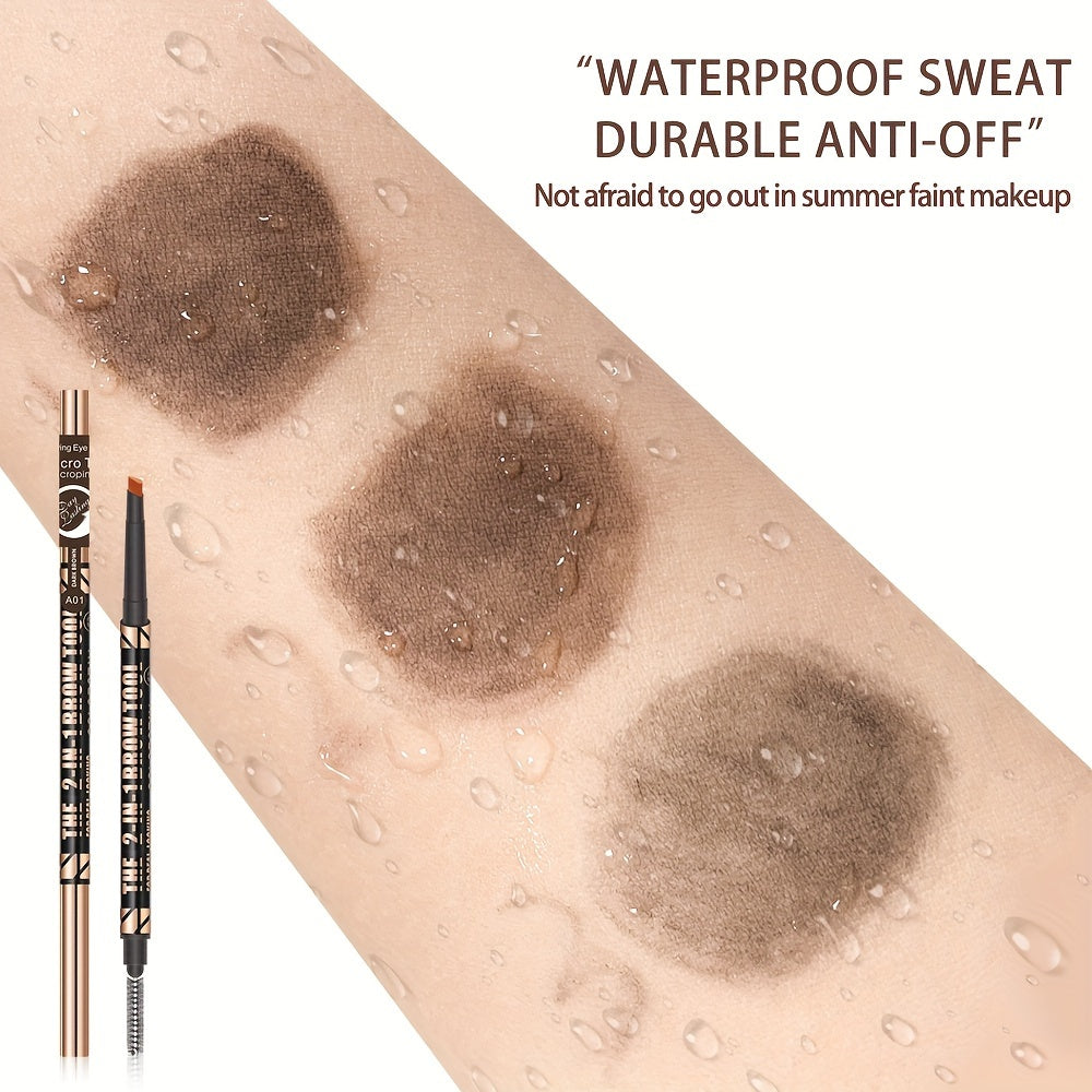 Женский карандаш для бровей водостойкий, двухсторонний, стойкий, легкий в нанесении