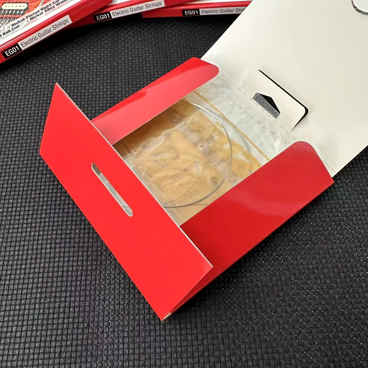 Juego de cuerdas para guitarra eléctrica de aleación de acero niquelado con núcleo enrollado de 6 cuerdas