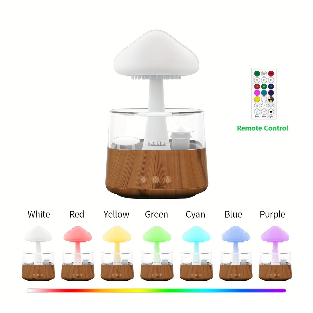 Humidificador para niños con sonido de nube, ruido blanco y luz nocturna