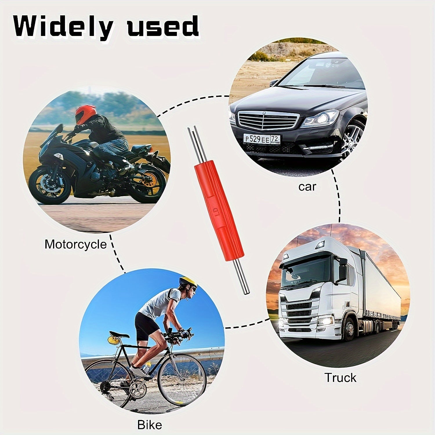 Four Pairs Double-Headed Sets for Crafts and DIY Projects