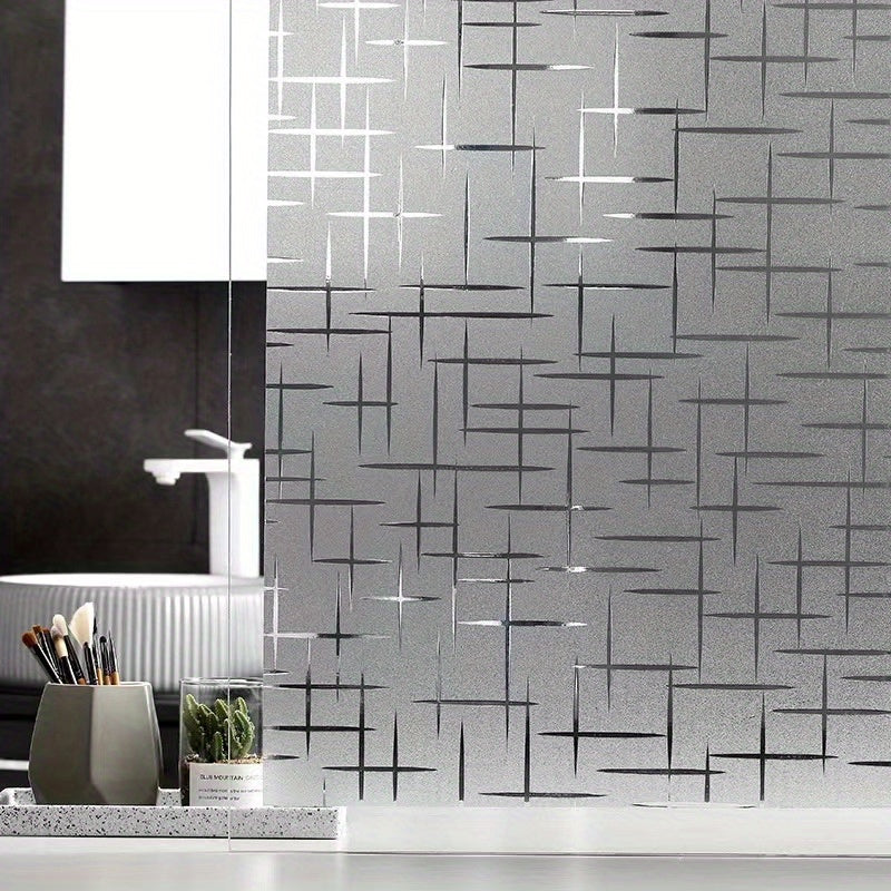 Window Stickers Set of 1 Electrostatic Translucent Opaque Film for Bathroom and Office Windows