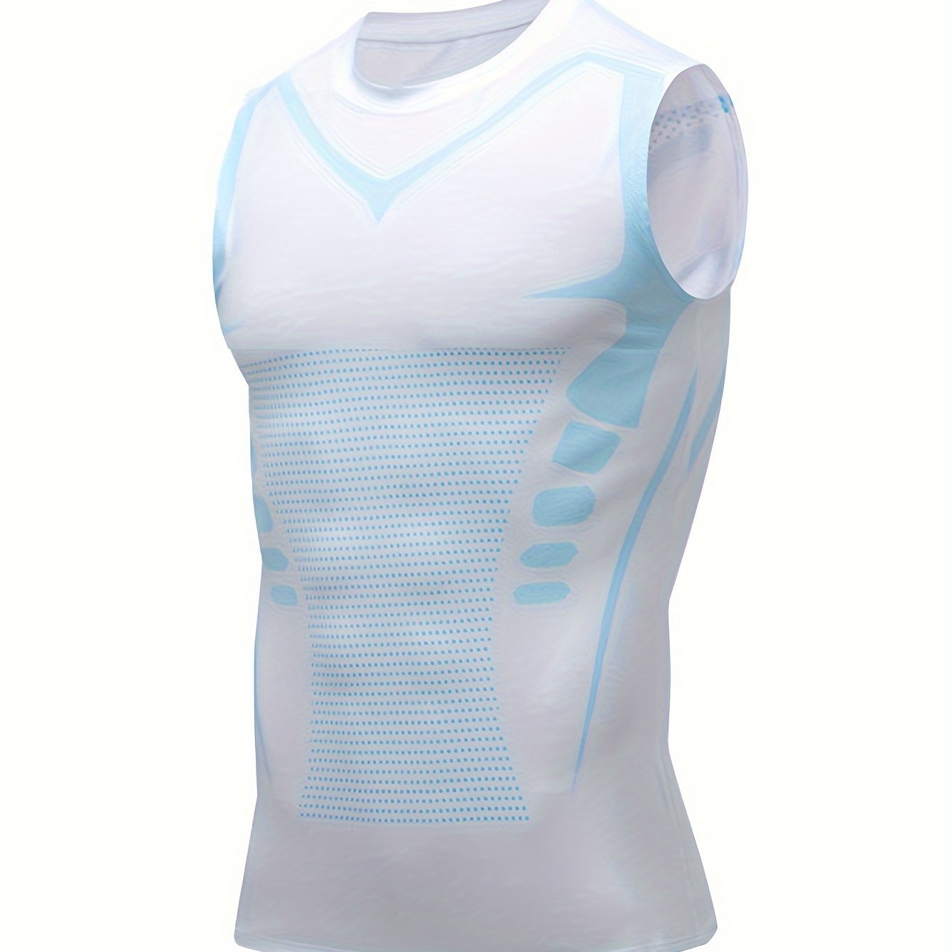Men's Sports Compression Tank Top for Basketball Athletic Training Moisture-Wicking Stretch Fabric