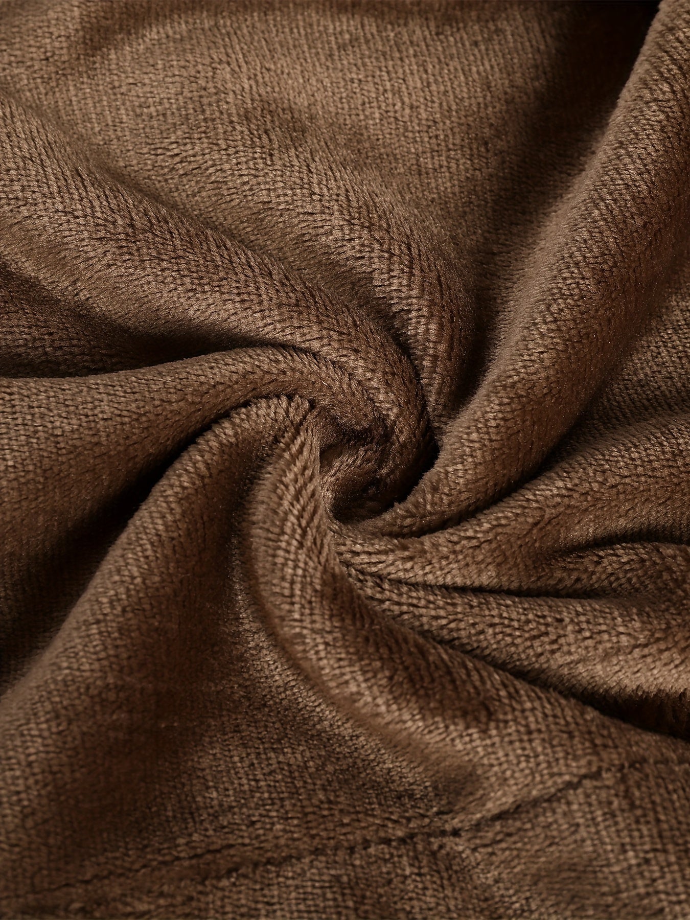 Men's Flannel Hooded Robe with Pockets Belt Casual Lounge Wear