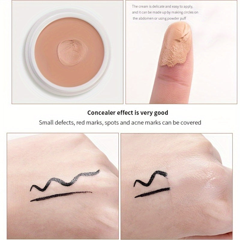 Women High Coverage Concealer Cream for Dark Circles Blemishes Waterproof Long Wear