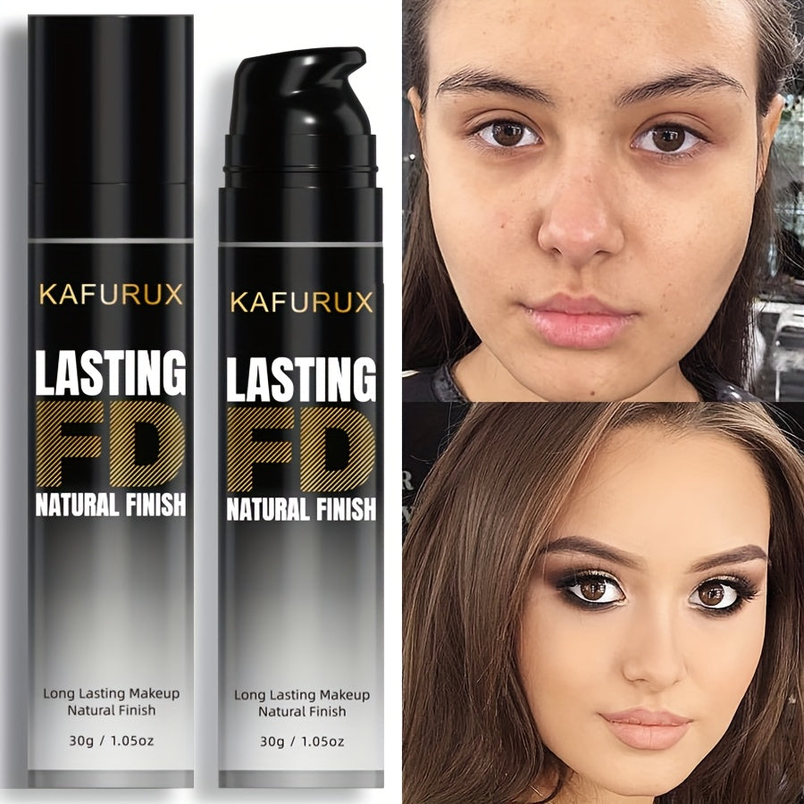 Base de maquillaje líquida de cobertura total para mujer, acabado mate natural, resistente al agua, 30g