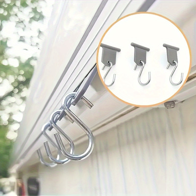 6 dona RV avtomobil quyosh nurlari uchun kiyimlar uchun tutqichlar, ajraladigan tashqi yuk mashinasi aksessuarlari