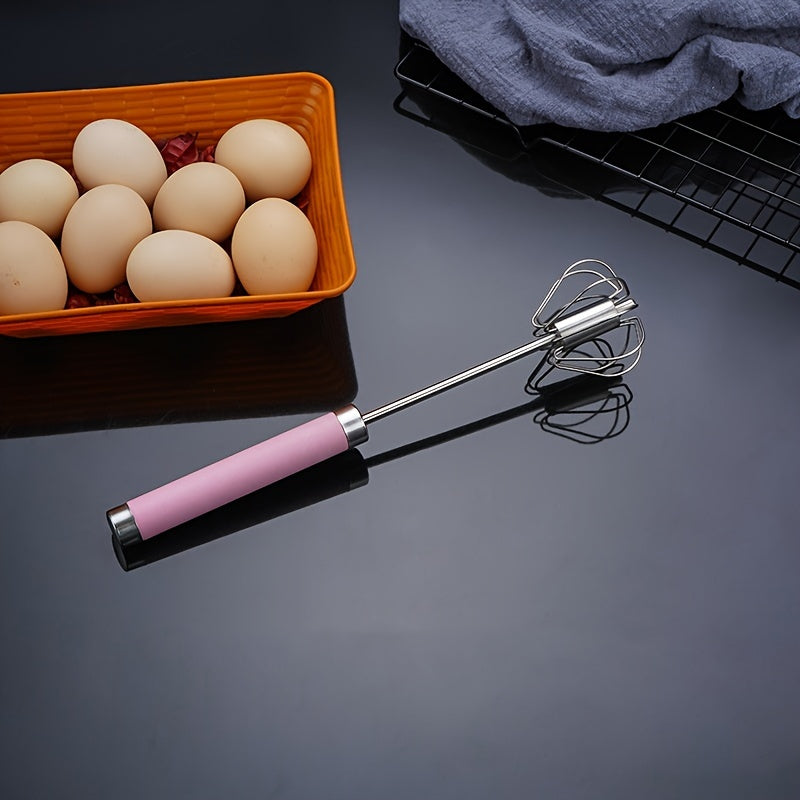 Stainless Steel Hand Egg Whisk for Effortless Beating and Stirring