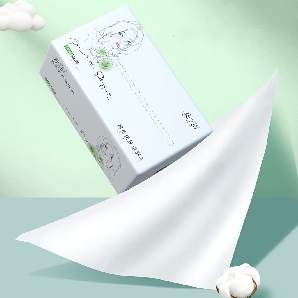 580 dona yumshoq 5-qavatli qog'oz sochiq, bambuk, neytral yoritilmagan, uy, restoran, sayohat uchun