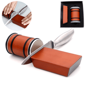 Zanglamaydigan po'latdan yasalgan oshxona pichog'ini silliqlash to'plami, magnitli burchaklar bilan, qo'lda ishlash