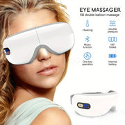 Portable Eye Massager with Heating Air Pressure Vibration Rechargeable Mask