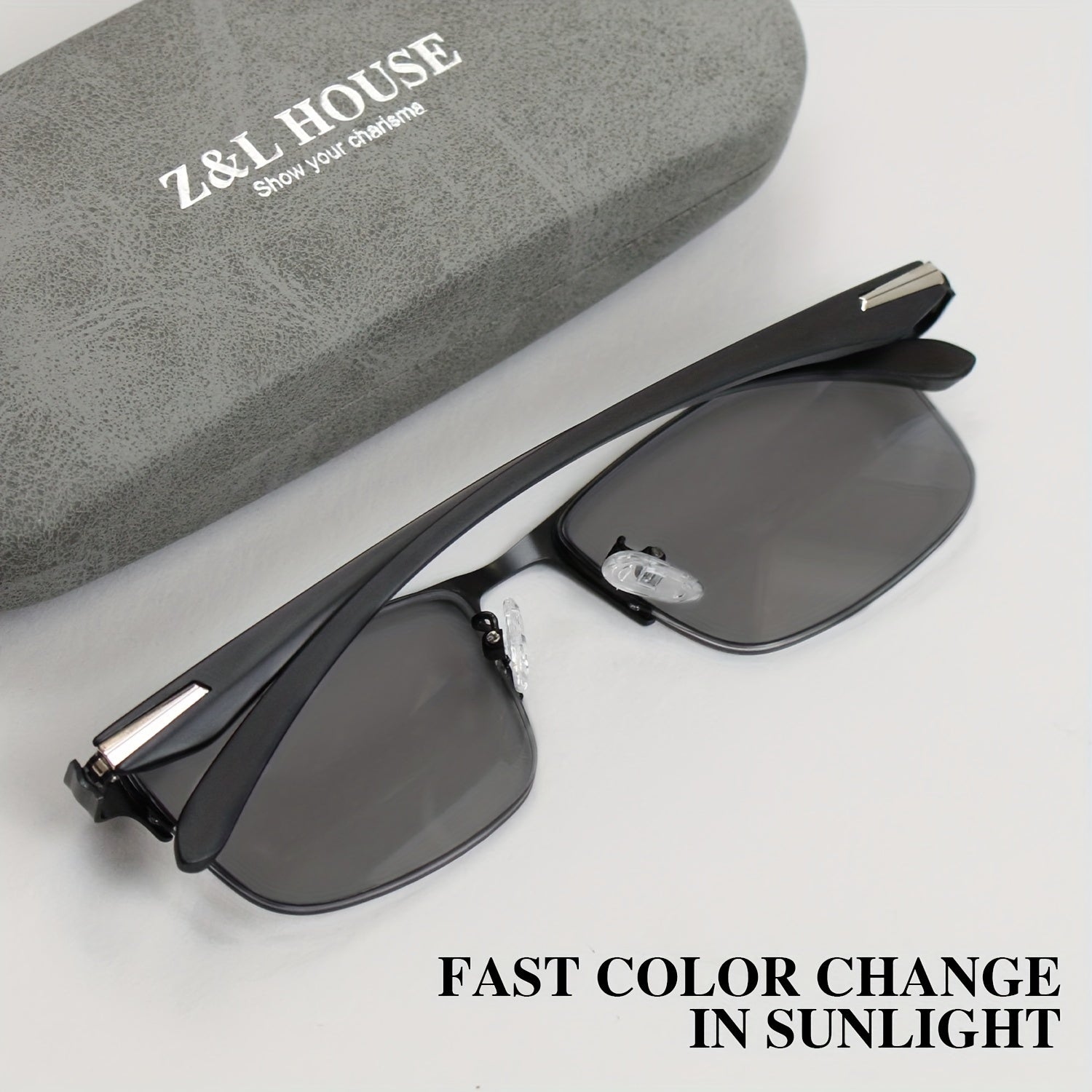 Удобные очки для чтения с мультифокусными и фотохромными линзами для взрослых