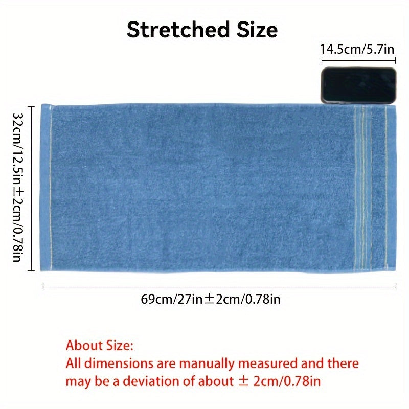 Paxta yuz sochiq, namlovchi, yumshoq, hammom, sport, spa, chuqur jigarrang, ko'k, sariq