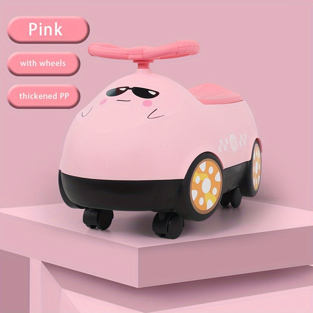 Dinosaur Themed Potty Training Seat for Boys and Girls Mess-Proof Toilet Seat with Car Design