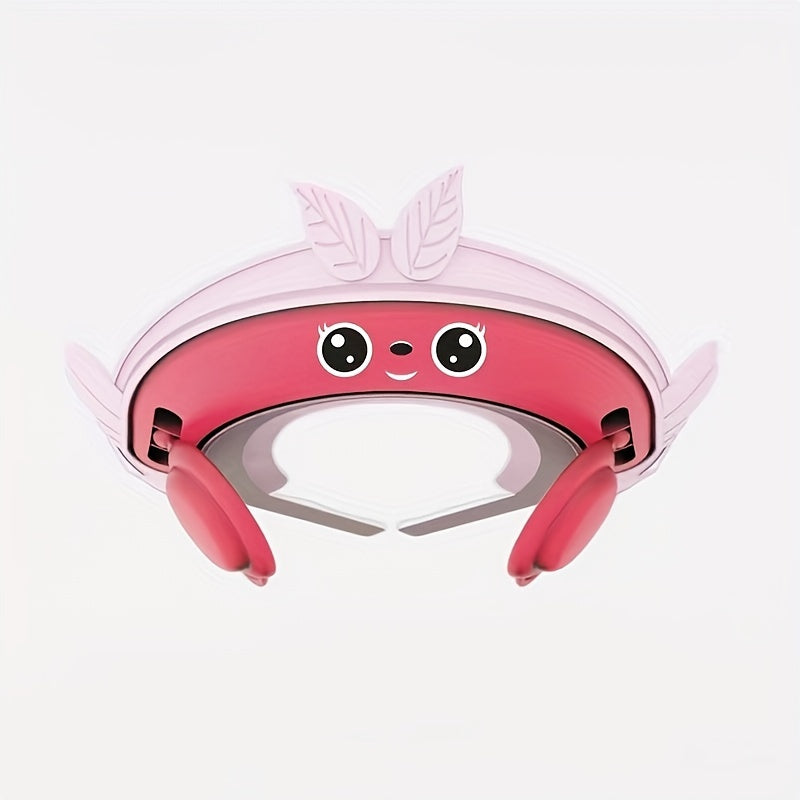 Детский водонепроницаемый шапочка для душа с регулируемыми TPE-накладками на уши для детей