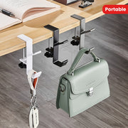 Gancho portátil para bolsa, gancho colgante para oficina, escuela, escritorio, mesa, 1 pieza
