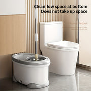 Quvvatli zanglamas po'latdan yasalgan aylanuvchi mopa to'plami, 3 ta qayta ishlatiladigan pad bilan - oshxona, hammom va yashash xonasi pollarini tozalash uchun ideal