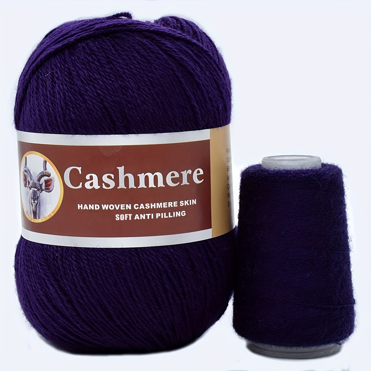 Hand-Woven Cashmere Blend Crochet Yarn 70 Cashmere 320m Assorted Colors