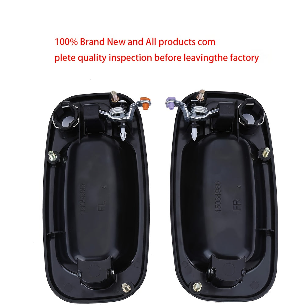 Left Front PVC Powder Coated Door Handle for Full-Size Trucks with Keyhole