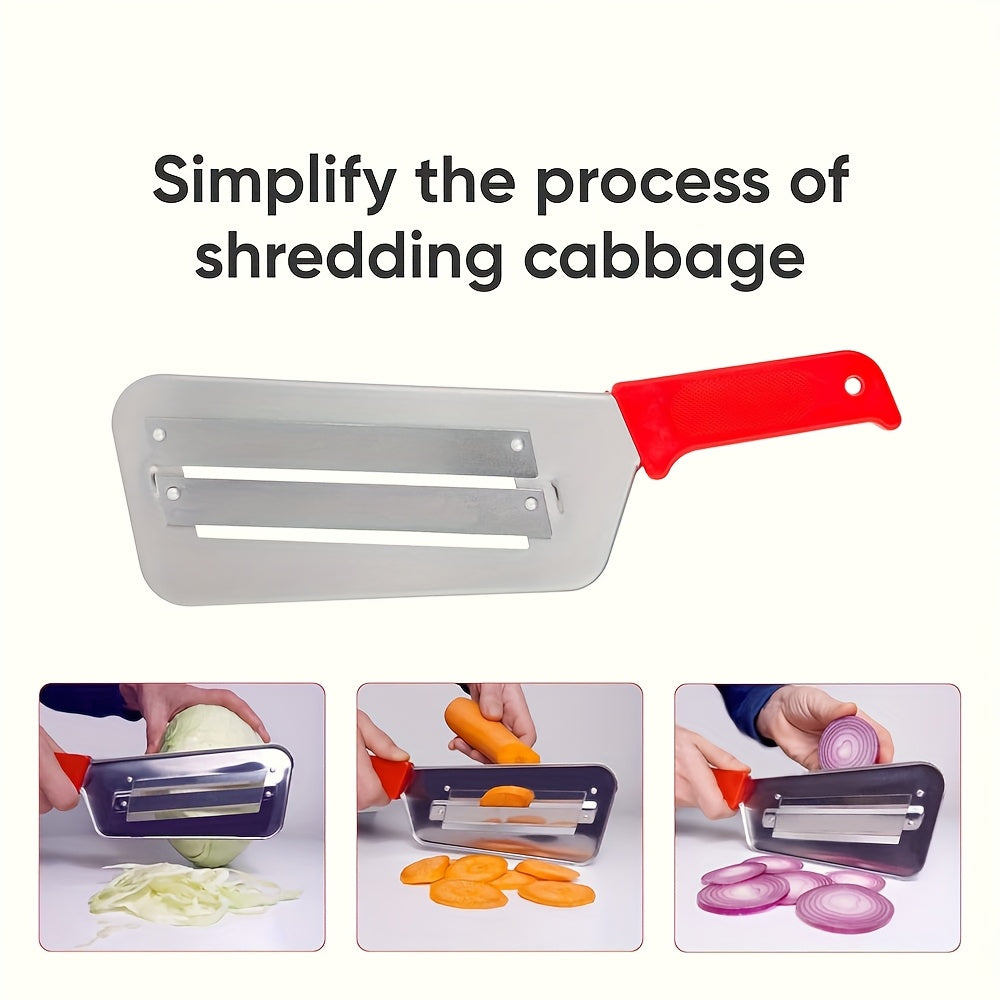 Stainless Steel Manual Cabbage Slicer Vegetable Shredder for Sauerkraut Coleslaw