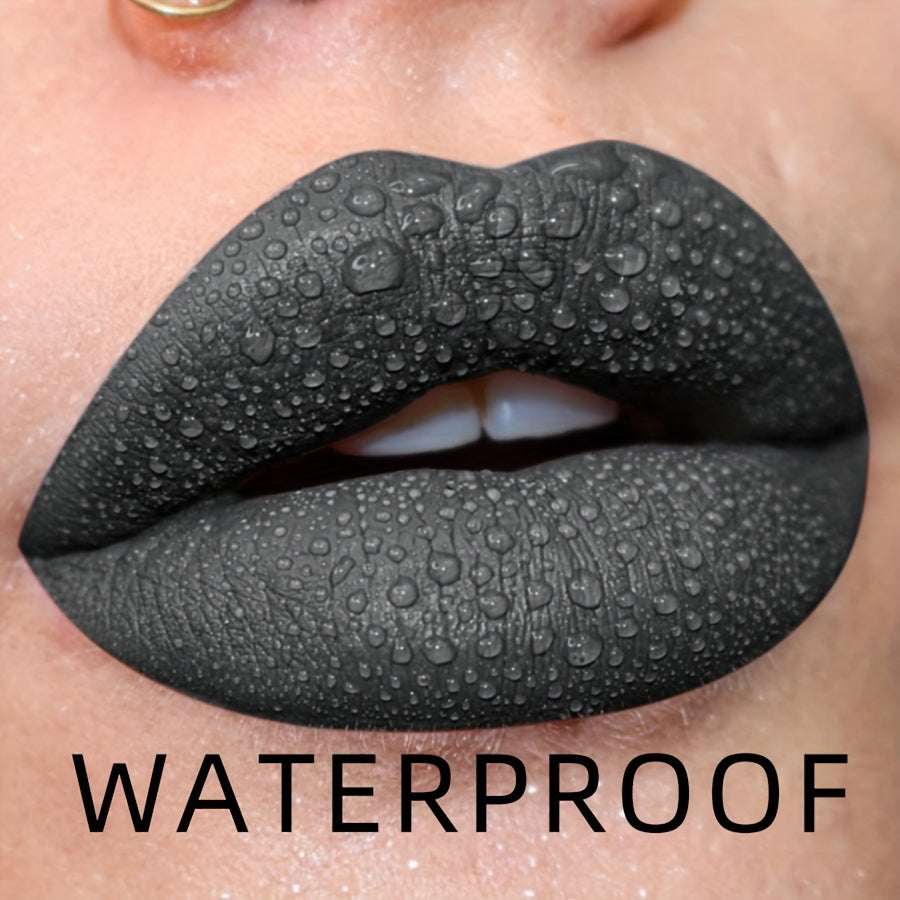 Tinte de labios mate a prueba de agua para mujer, de larga duración, en varios colores