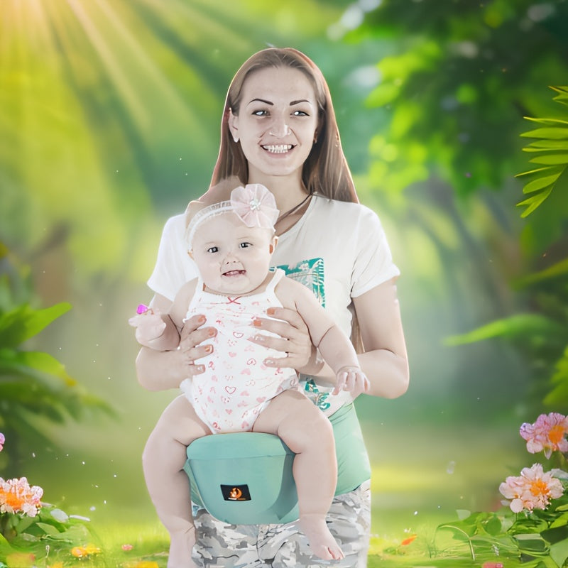 Infant Baby Hip Seat Carrier with Waist Stool Sling for Toddlers and Secure Waist Belt