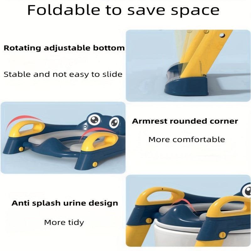 Bolalar uchun hojatxona o'quvchi qadam, 1 dona, mustaqil foydalanish uchun qulay tarzda ishlab chiqilgan, sirpanmaydigan va xavfsiz, yopishqoq va muzlamaydigan xususiyatlarga ega yumshoq o'rindiq, balandligi sozlanishi va qulay saqlash uchun yig'iladigan.