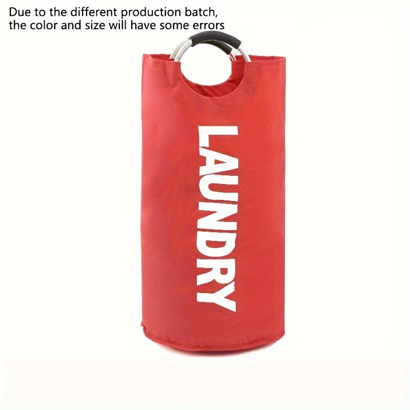 Fabric Laundry Basket Waterproof Lightweight Spacious with Cushioned Handles