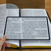 Student Ultra-Thin High Magnification Magnifying Glass for Reading