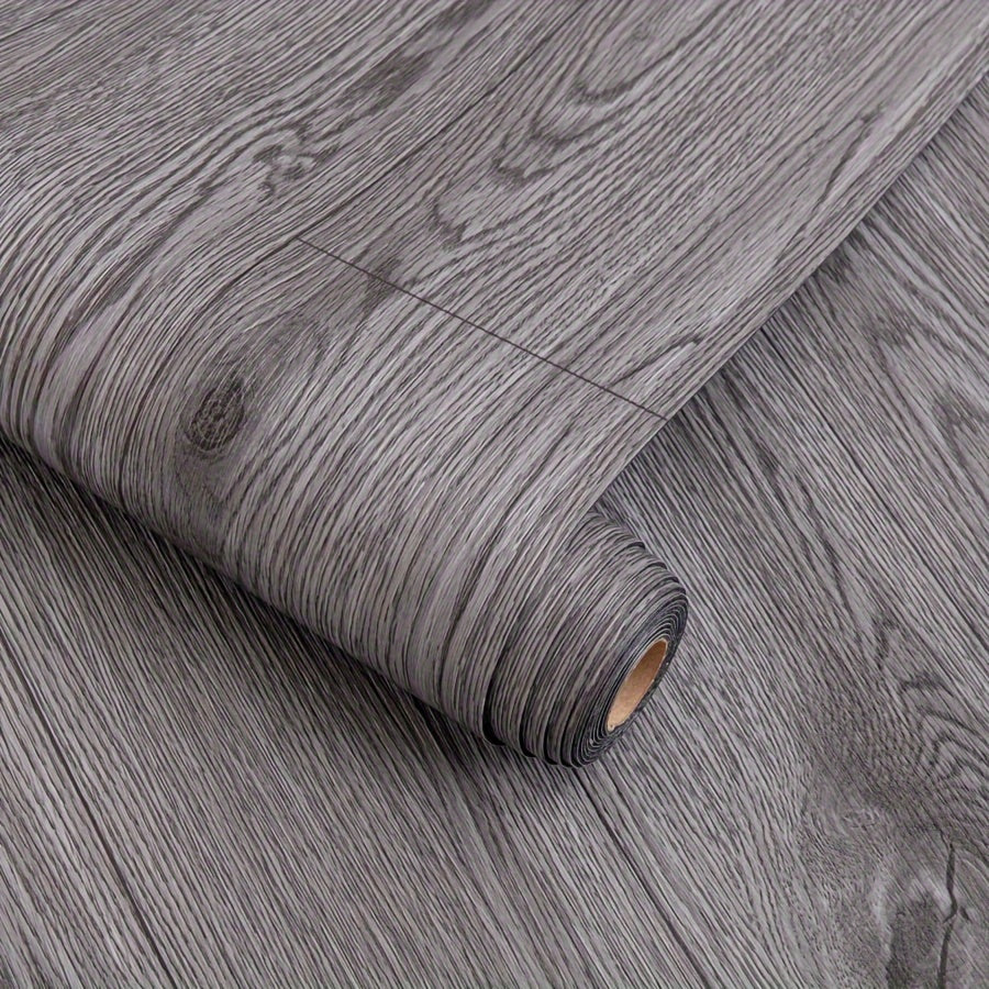 3D Retro Wood Grain Vinyl Floor Stickers Waterproof Peel and Stick Durable Easy to Clean for Home Rooms