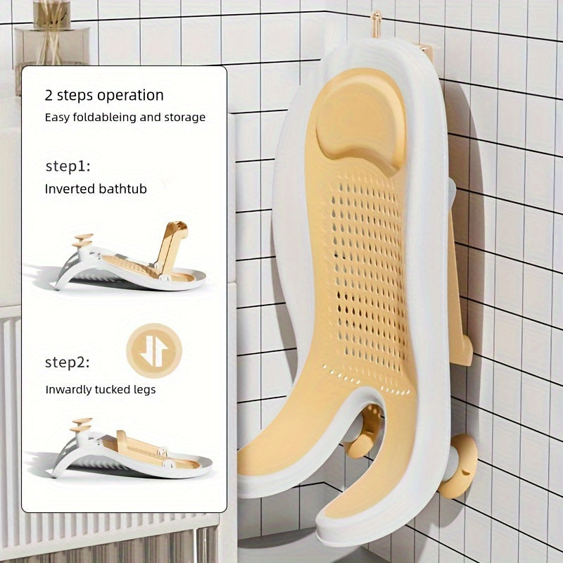 Baby Bath Chair for Diaper Changes, Easy-Clean, Infant Safety Seat