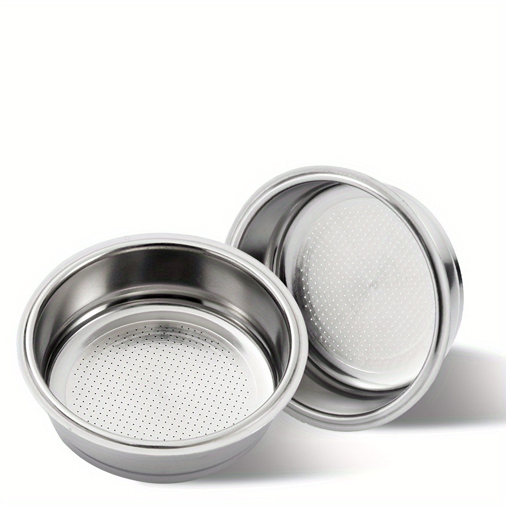 Filtro de café de acero inoxidable de 51mm para máquinas de espresso, diseño de múltiples orificios