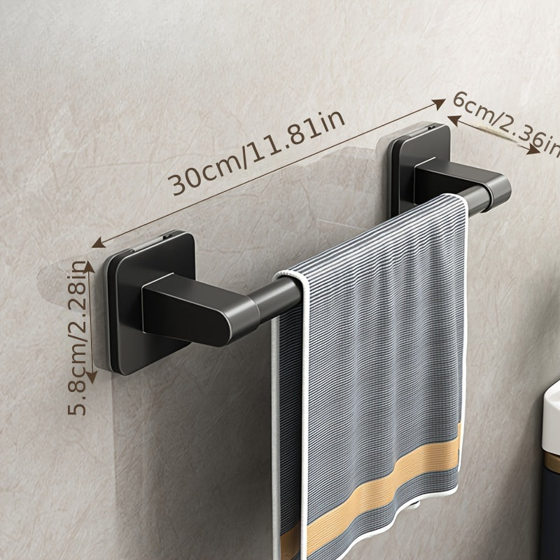 Bathroom Wall Mounted Towel Bar No Drilling 30.48cm 40.64cm 50.8cm