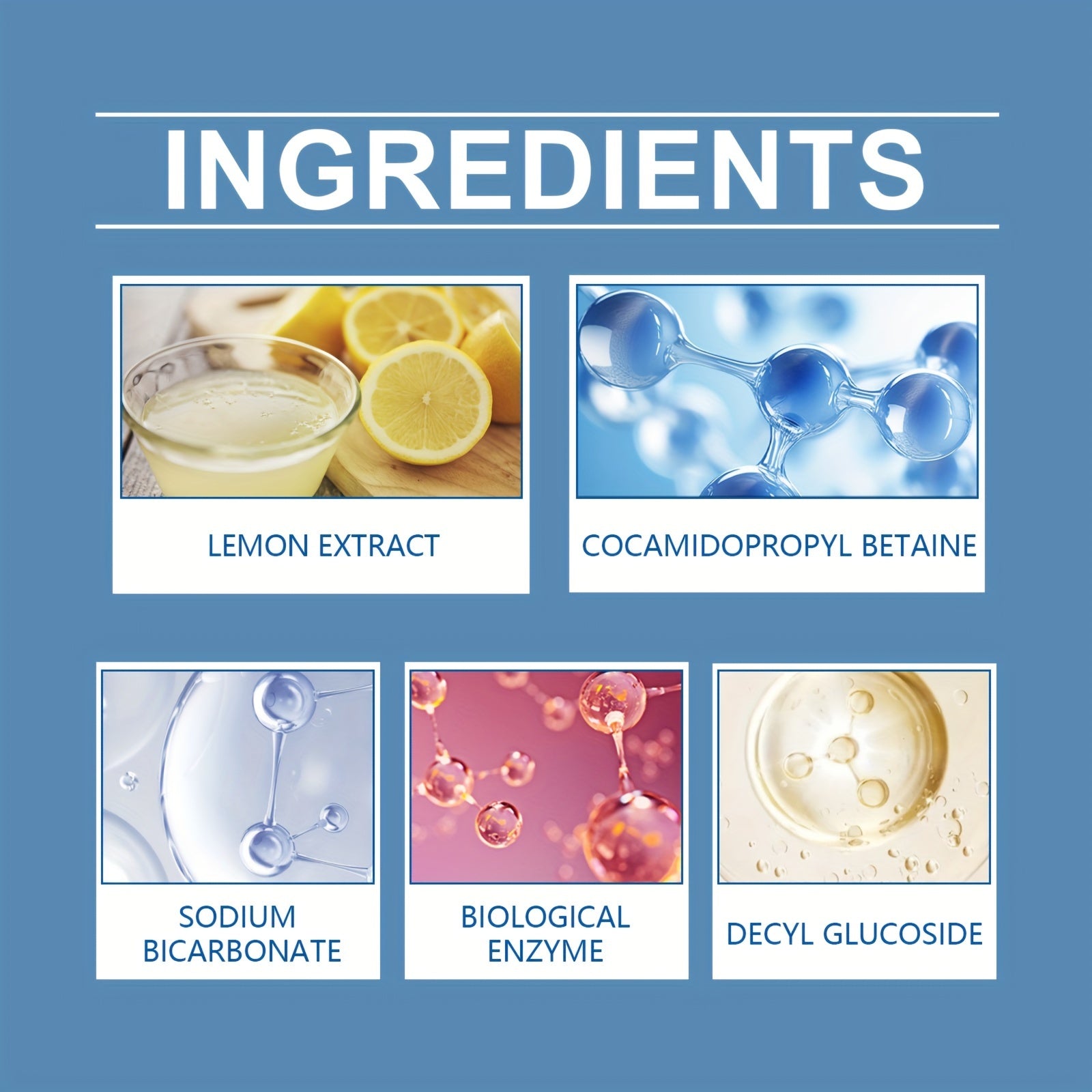 Set of 10 Oxygen Cleaning Tablets for Kitchen Grease and Oil Stains