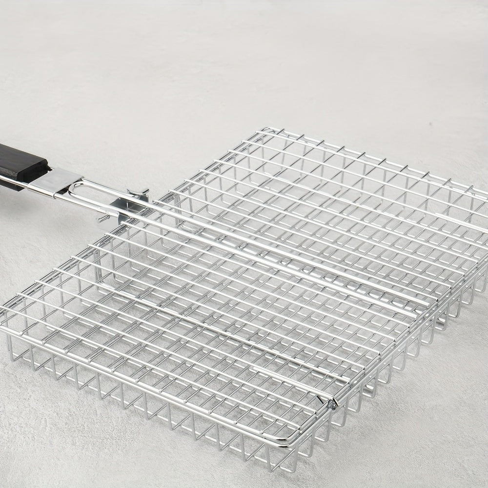 Detachable Folding Barbecue Rack Made of 430 Stainless Steel for Grilling Chicken Fish