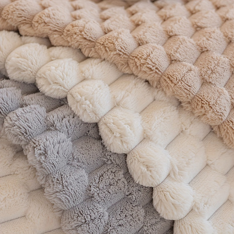 Cojín de sofá nórdico de felpa con diseño antideslizante para todas las estaciones