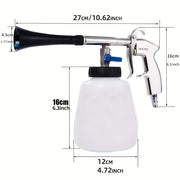 Pneumatic Car Wash Gun Aluminum Spray Bottle Interior and Engine Cleaning Tool