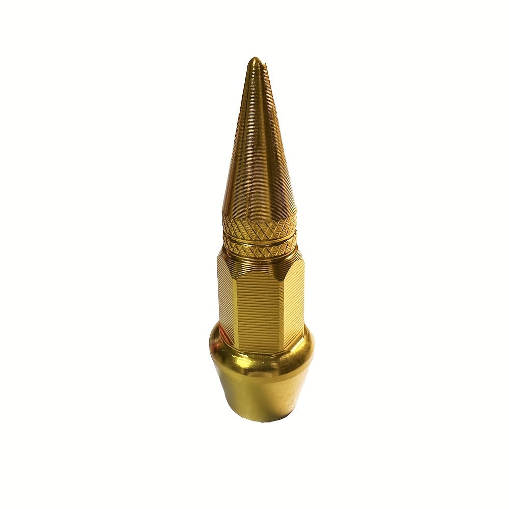 Pack de 4 tapas de polvo para válvula de rueda de aluminio para coches, camiones, bicicletas 45mm