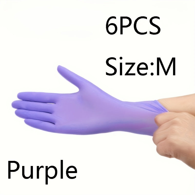 Одноразовые нитриловые перчатки многофункциональные водонепроницаемые противоскользящие для мытья посуды и уборки