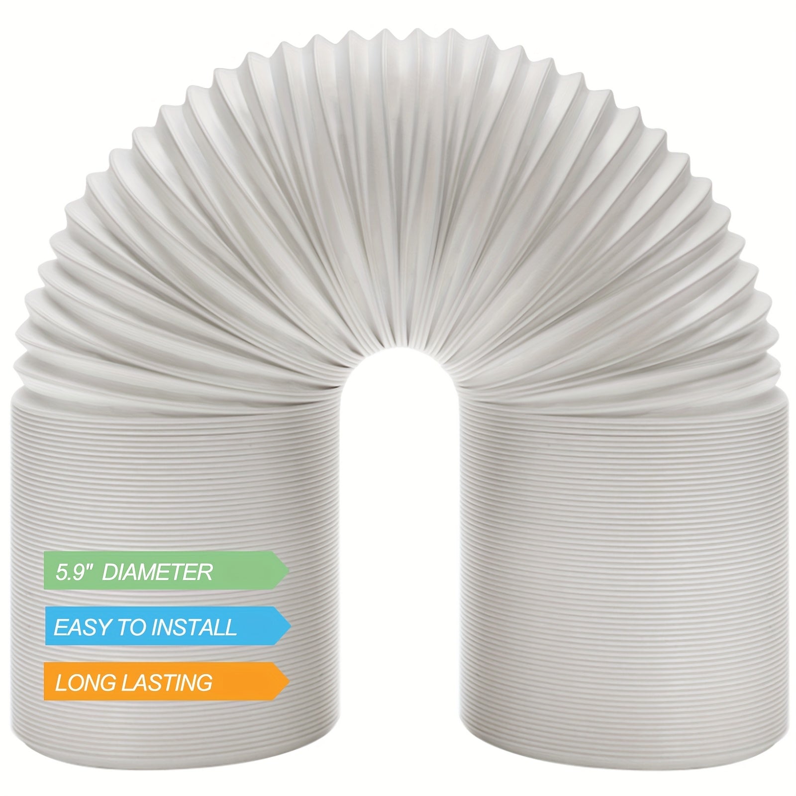 Portable Air Conditioner Exhaust Hose 14.99cm Diameter, Multiple Lengths