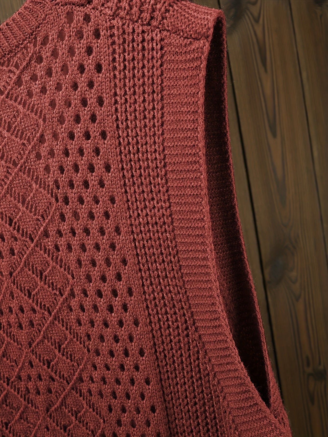 Women's Spring Autumn Solid Color Sleeveless Sweater Outerwear