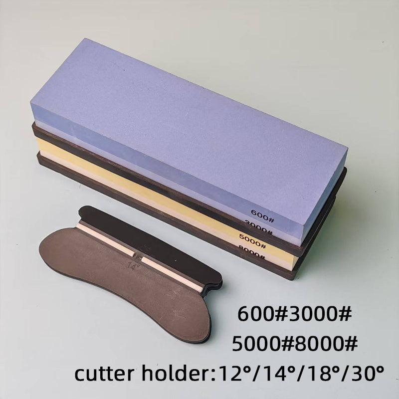 Juego de piedras de afilar de doble cara para herramientas de exterior, material antideslizante y duradero