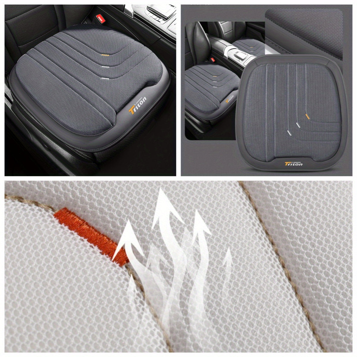Universal Breathable Car Seat Cover Cushion All Seasons Protector