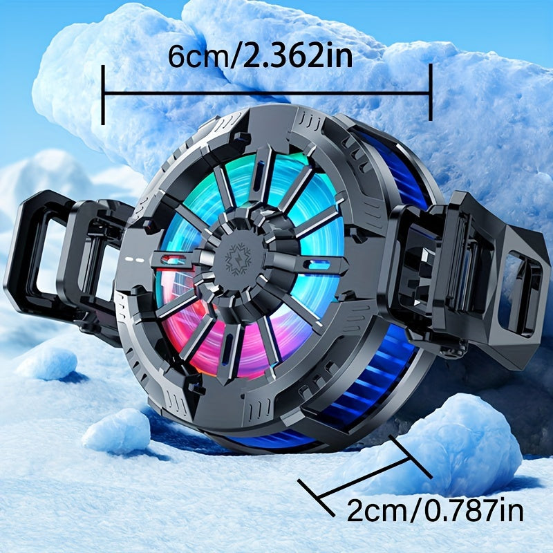 Universal Magnetic Phone Cooler USB Plug-in Cooling Accessory for Apple and Android Phones