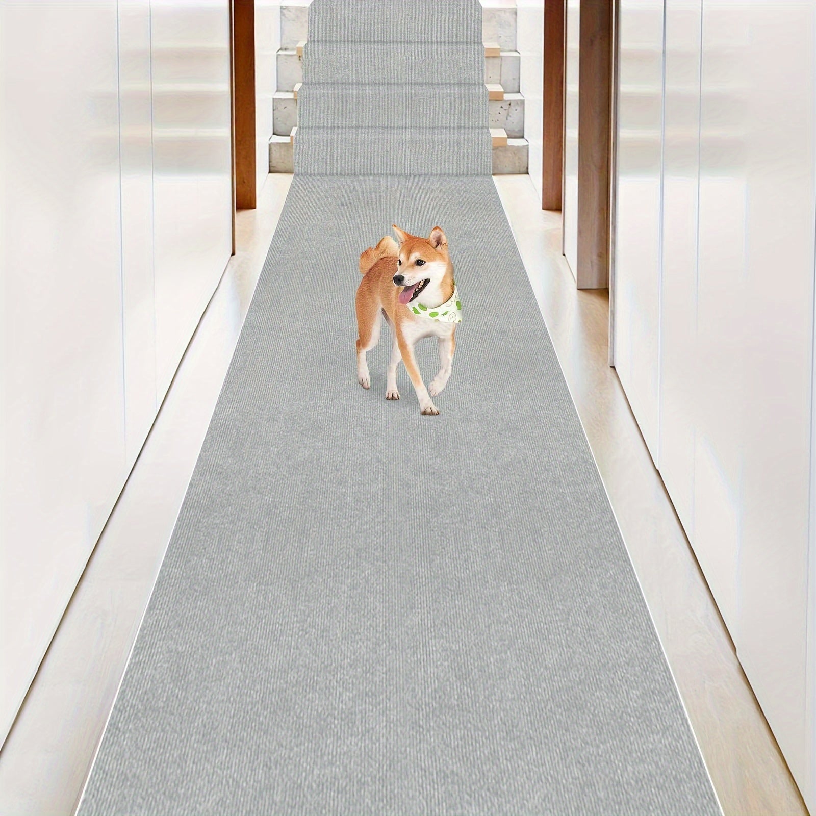 Длинный коврик для бегуна 59,94 см x 5,99 м Нескользящий моющийся коврик для помещений