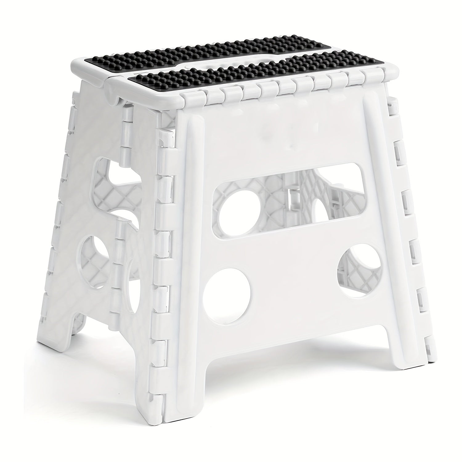 Pink Folding Step Stool for Adults, Non-Slip, Portable, 22.86cm x 33.02cm