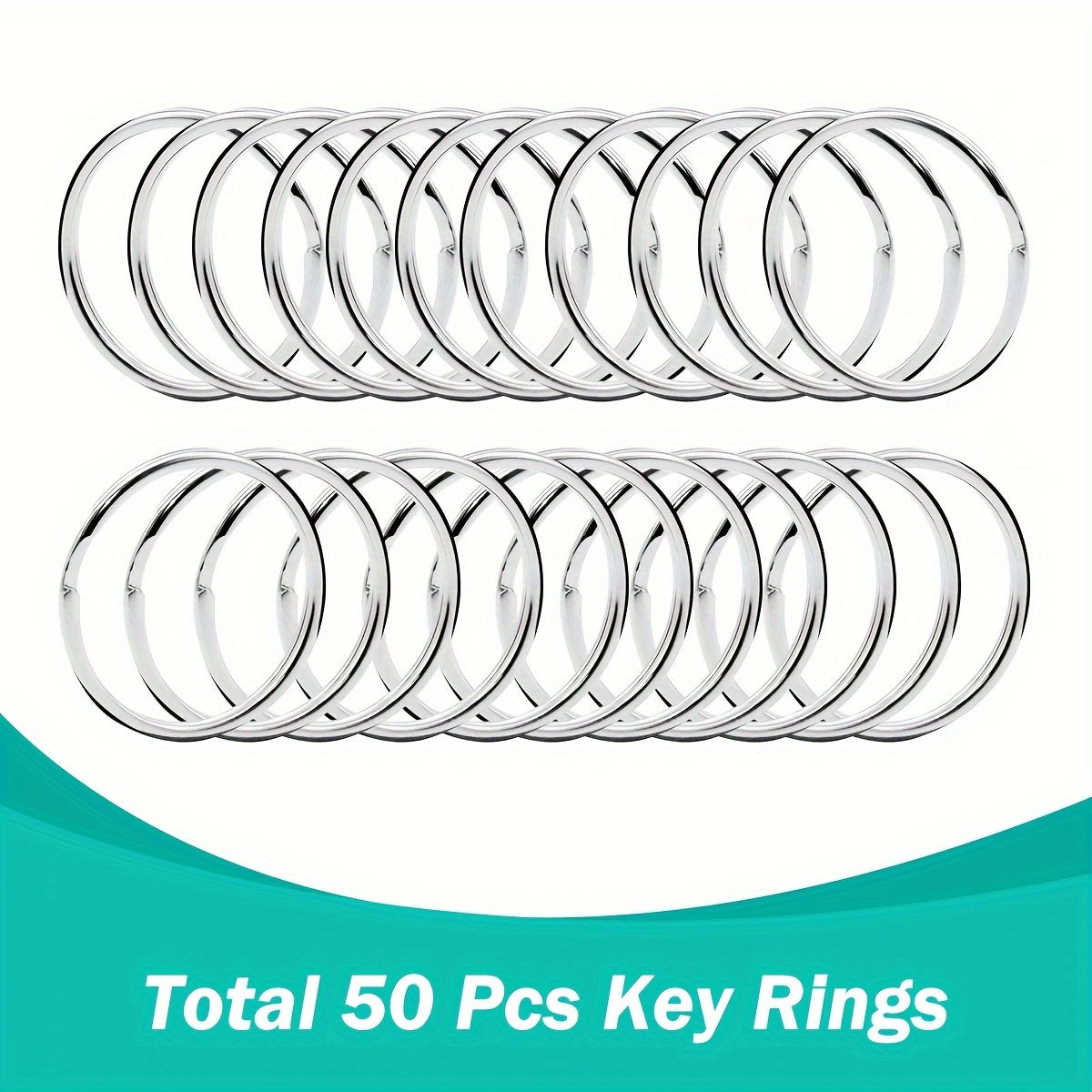 Jewelry Findings 100pcs Rotating Lobster Clasps Keychains and Rings for Crafts