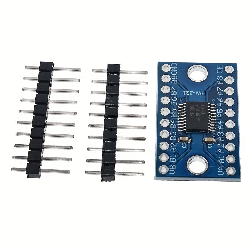 5-Pack TXS0108E High-Speed Full-Duplex Voltage Converter Modules 8-Channel Level Shifter for Microcontroller and Communication
