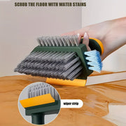 Versatile Scrub Brush for Crevices and Floors, Portable, Medium Firm Bristles