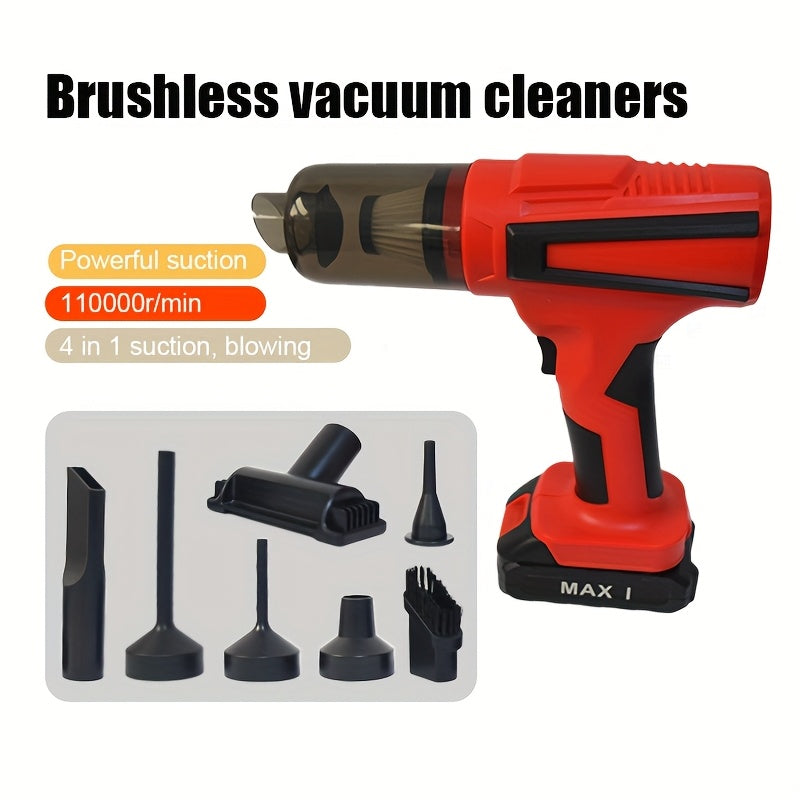 Rechargeable Portable Handheld Vacuum Cleaner for Car Home Office Pet Hair Sucking and Blowing