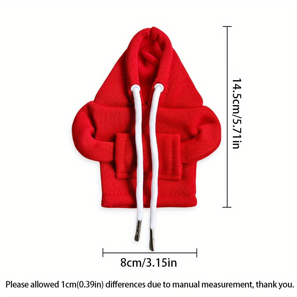 Mini Hoodie Car Gear Shift Cover Polyester Auto Interior Decor Dustproof